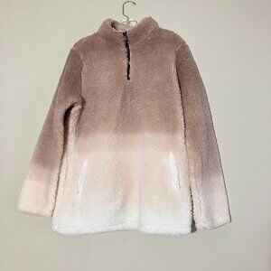 Sherpa Pullover Quarter Zip Jacket